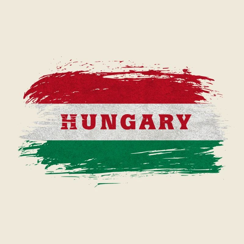 Ungarn Vintage Flagge / Geschenk Budapest