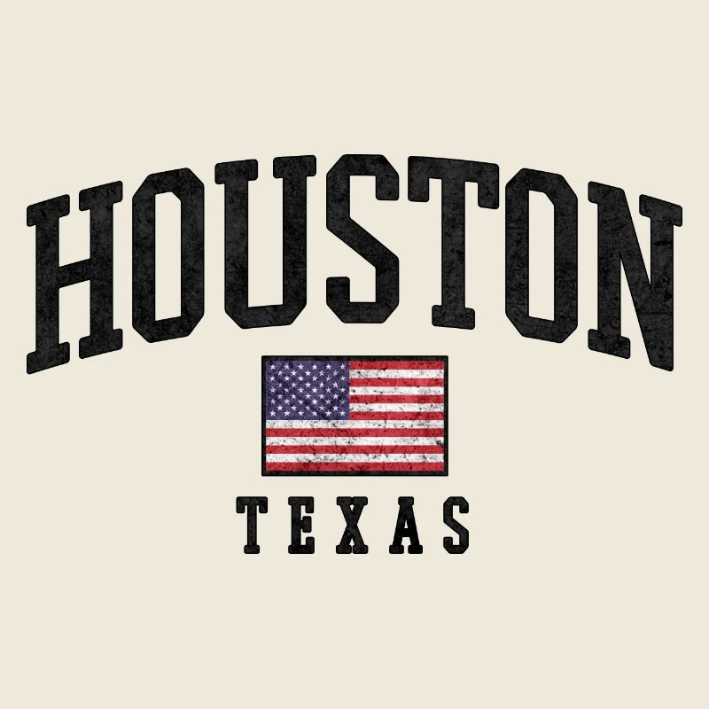 Drapeau du Texas à Houston