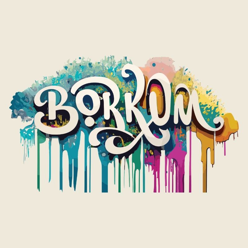 Borkum Graffiti lettering