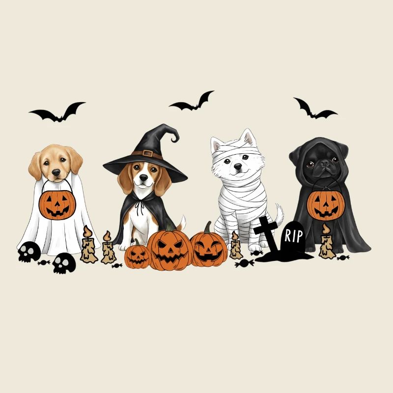 Hunde-Halloween