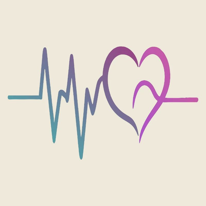 Cœur ECG à gradient