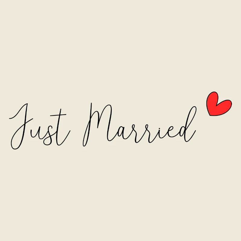 JUST MARRIED. ES LEBE DIE EHE. VALENTINSTAG
