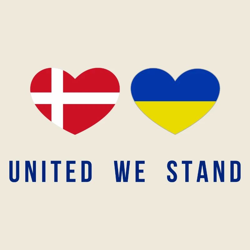 United we stand Denmark and Ukraine