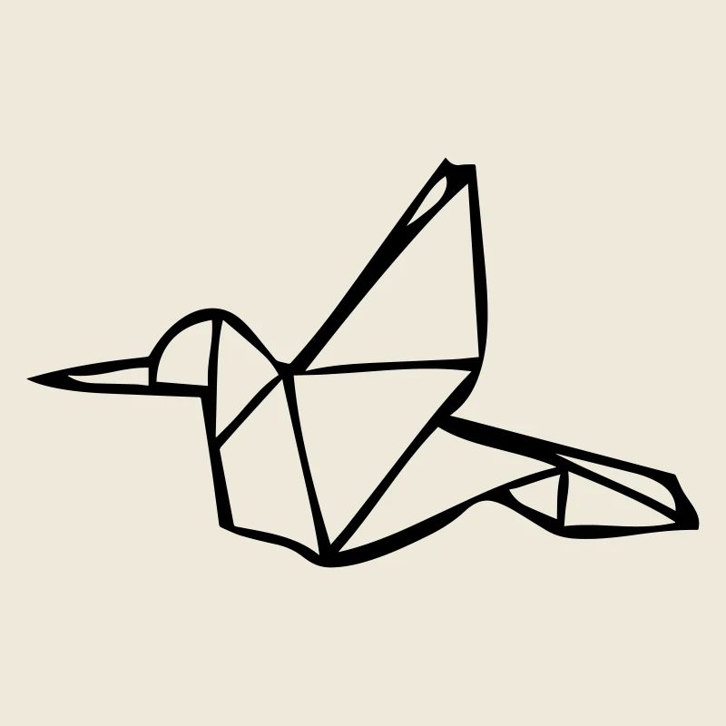 Origami Eisvogel