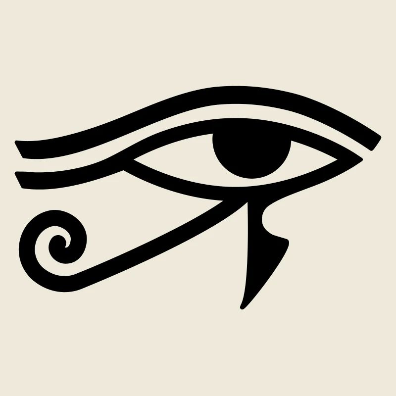 Œil de Horus Hiéroglyphe égyptien