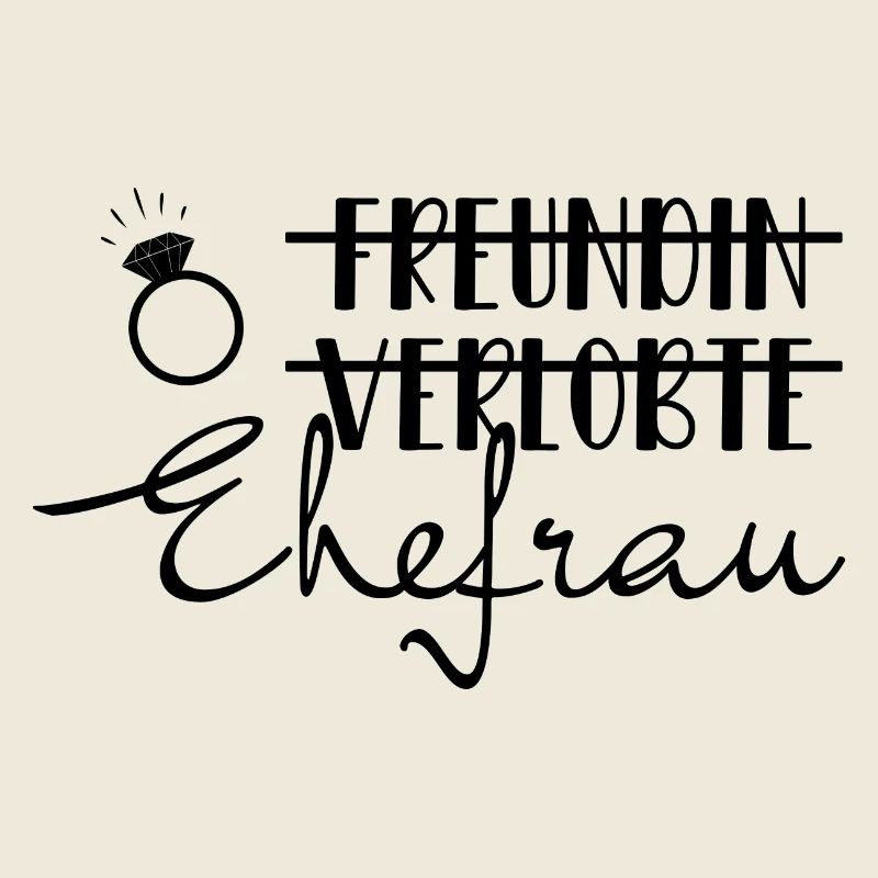 Verlobte Ehefrau Braut Hochzeit Bride hen night