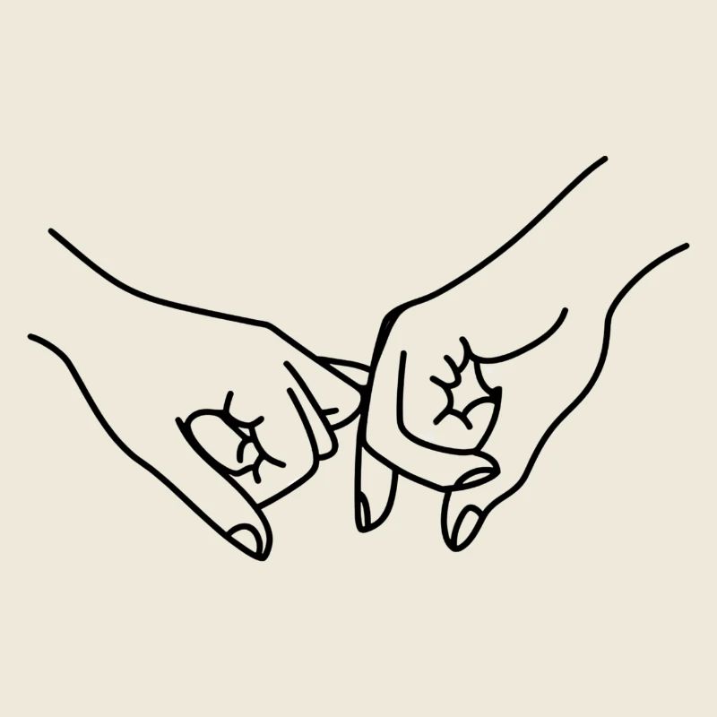 Amitié / promesse / Mains