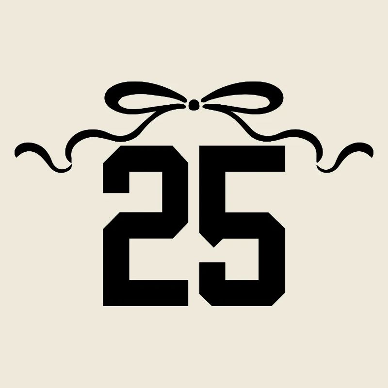 Nummer 25 Knoten - 25. Jahrestag