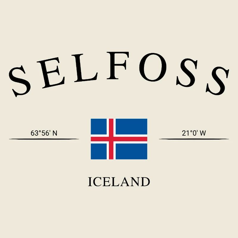 Selfoss Island – Urlaub Souvenir & Geschenk