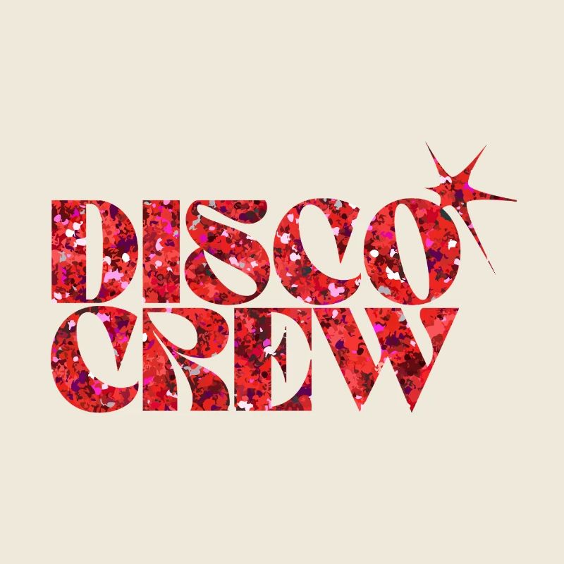 Disco Crew Roter Neon-Spritzer