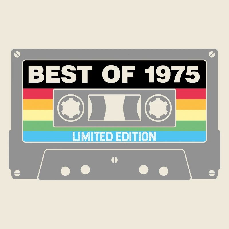 Limitierte Vintage Kassette Regenbogen 1975