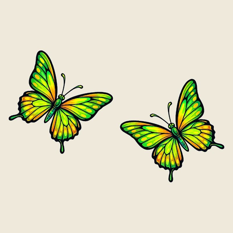 Papillons lumineux
