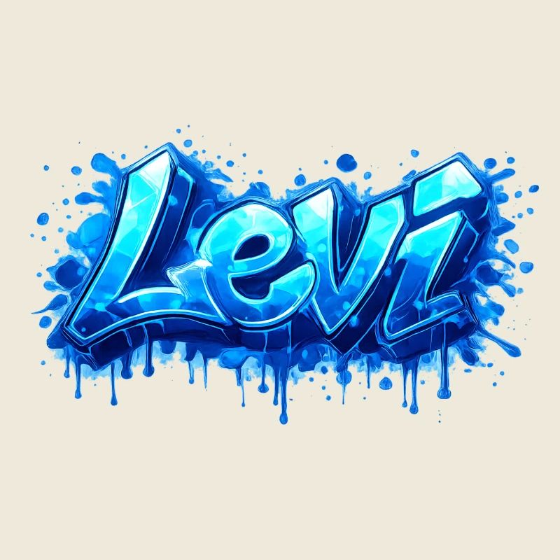 LEVI GRAFFITI NAME FOR PERFECT GIFT PRINTABLE 