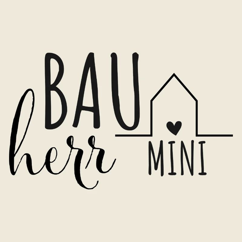 Bauherr Baby Kind Beruf Hausbau Baustelle