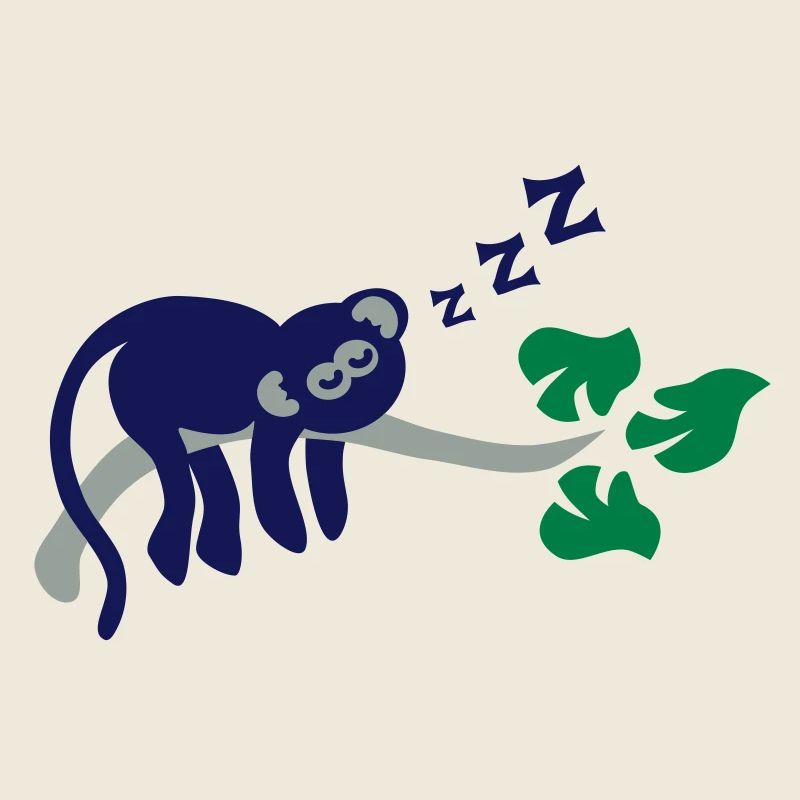 sleeping monkey