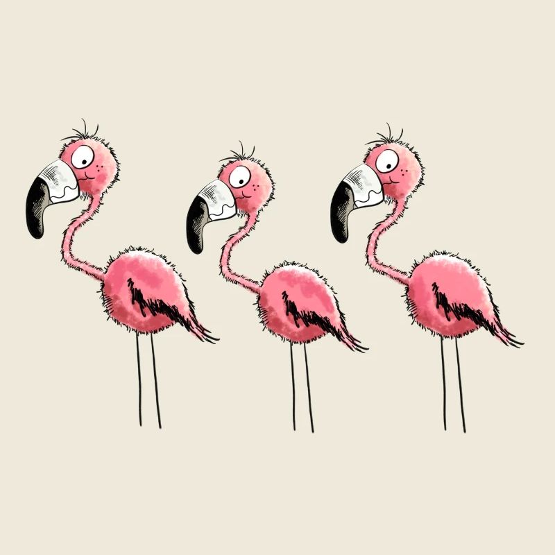 Trois Flamants