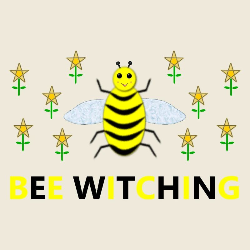 Bee Witching Pagan Bee and Pentacle Daffodils