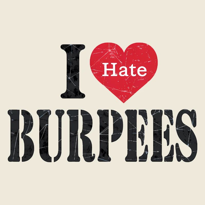 J’aime les burpees Citation drôle