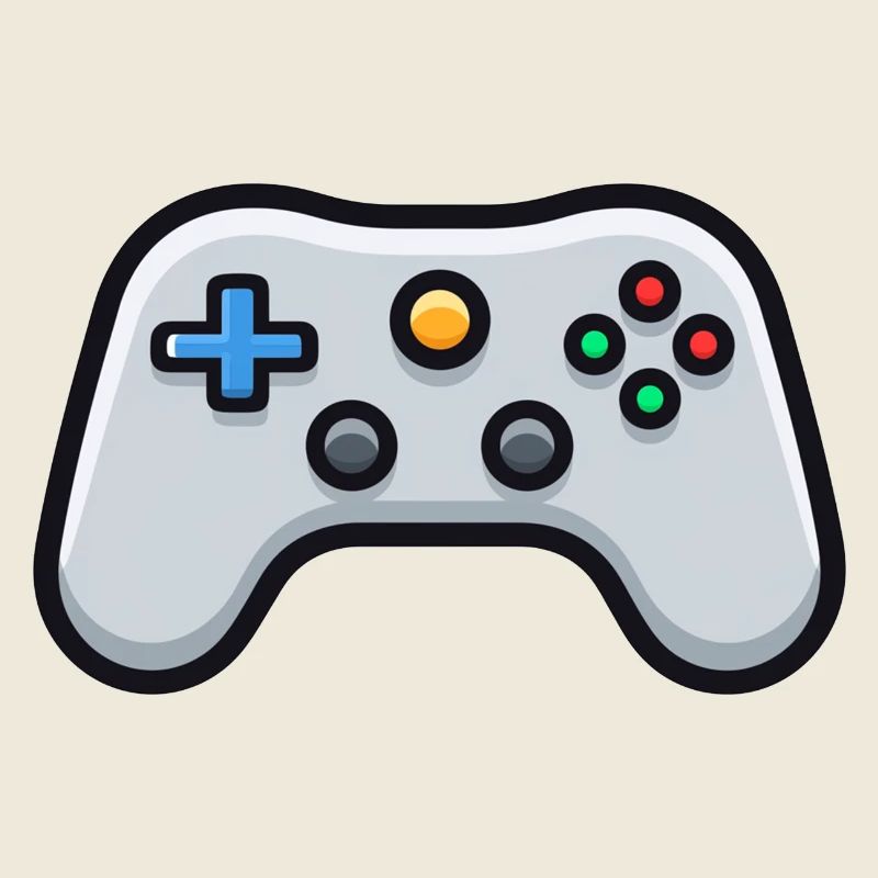 Gamepad-Logo, Controller, Retro-Konsole