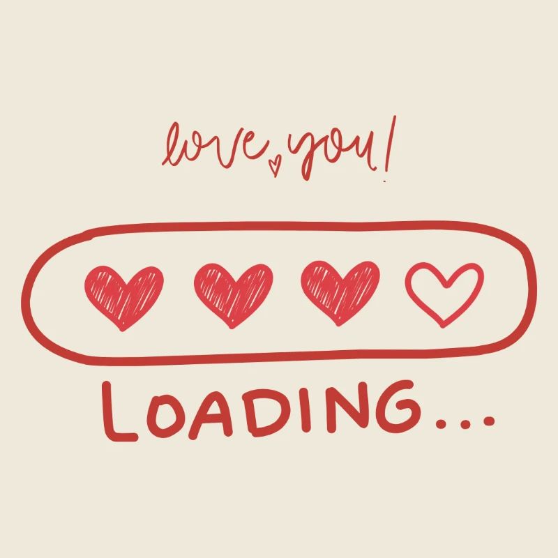 Herz-Loading Liebe