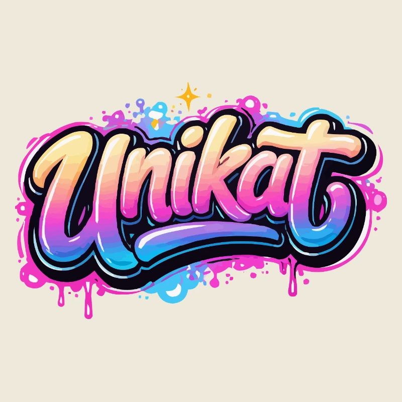 Néon graffiti unique