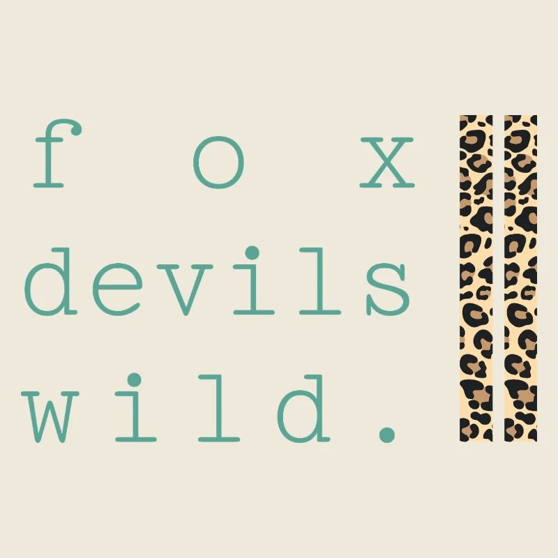 Diable Renard Léopard sauvage