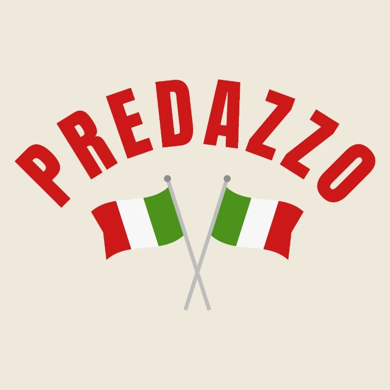 Predazzo Italian Flags 