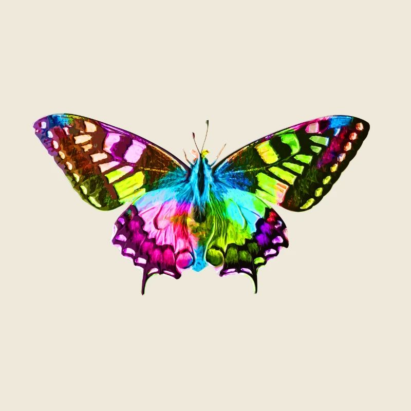 Bunter Schmetterling