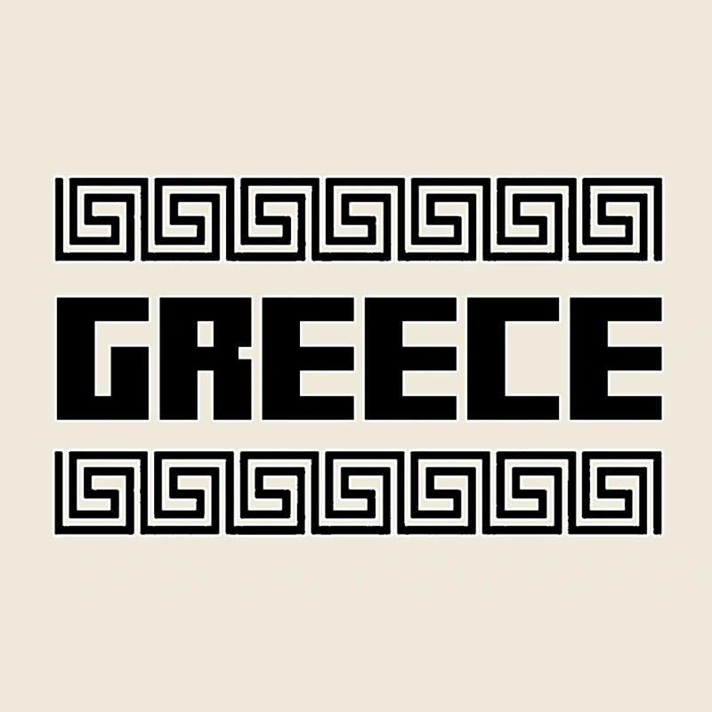 Grèce Pays Îles Hellas Symbole Cadeau