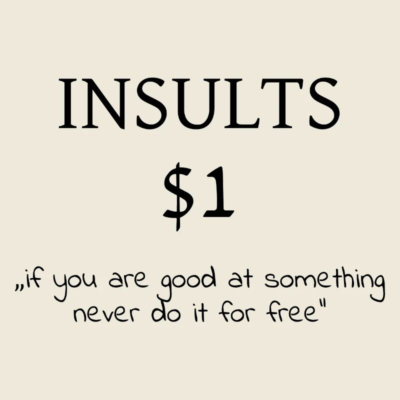 1 $ Insultes