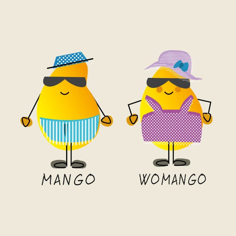 Mango - Womango - funny fruits, pun