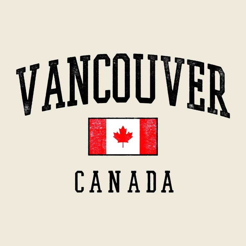 Vancouver, drapeau canadien