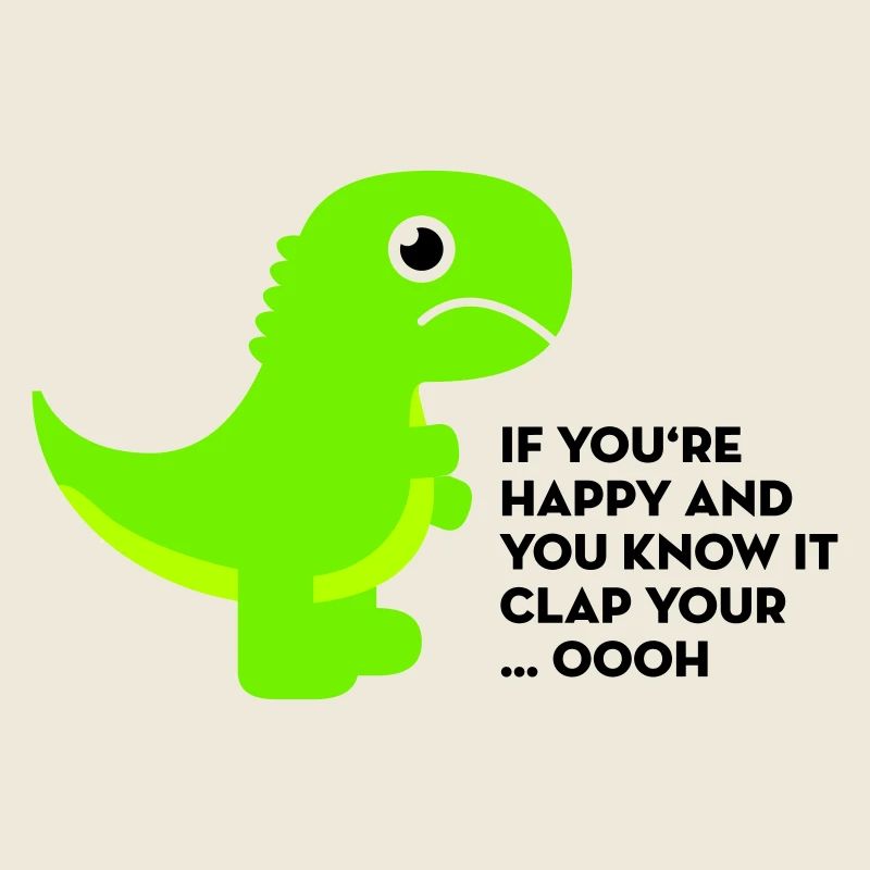 T-Rex clap your hands