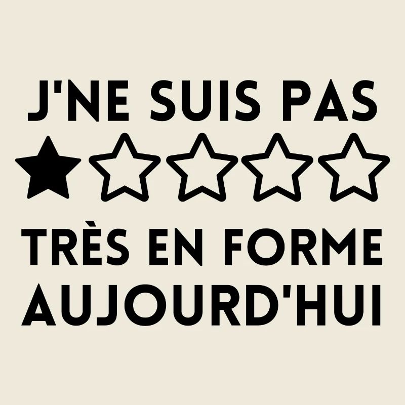 Pas en forme aujourd hui