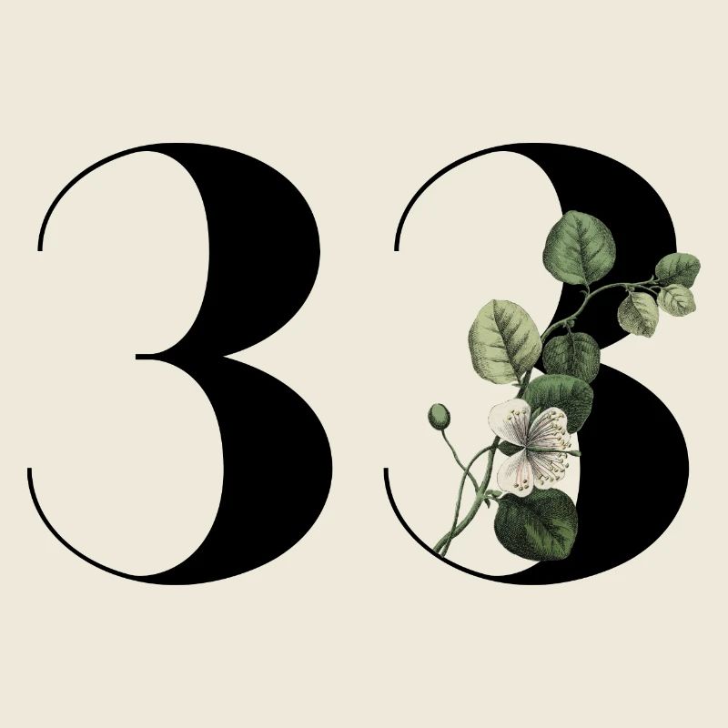 Nummer 33 Blumengrün - 33. Blumengeburtstag