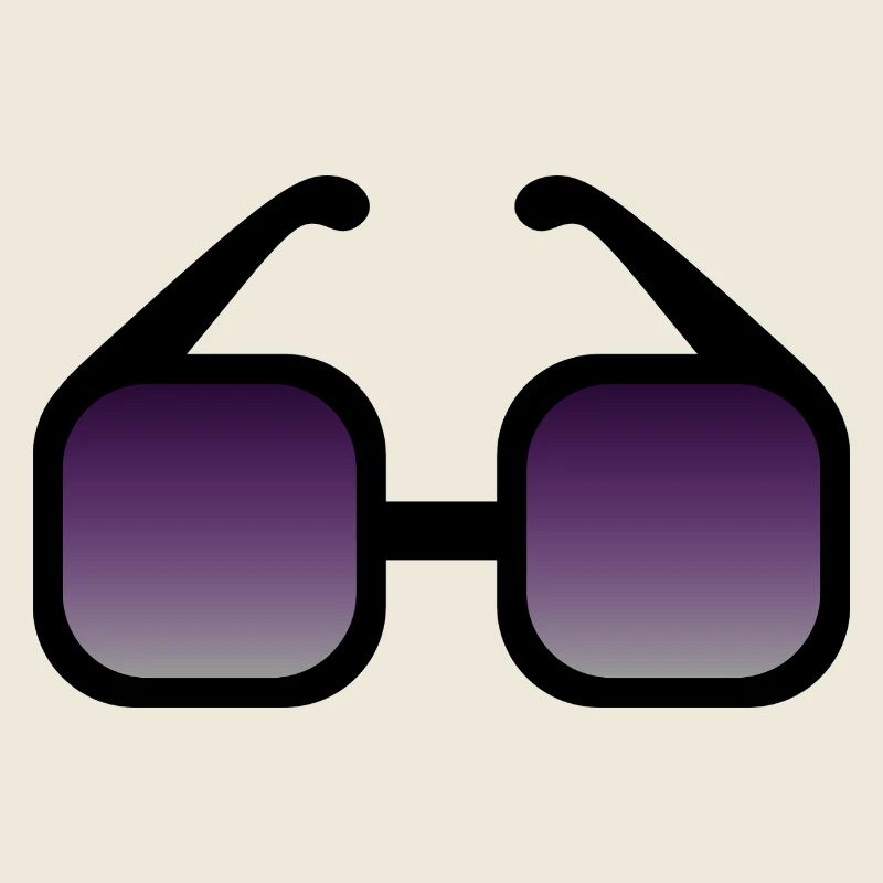Lunettes de soleil dégradées noires