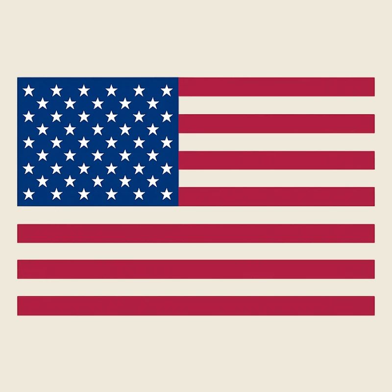 Drapeau Americain Rouge Foncé