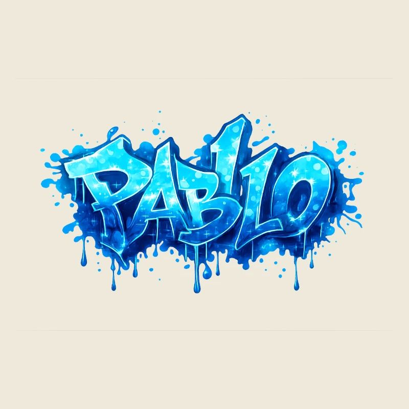 PABLO GRAFFITI NAME FOR PERFECT GIFT PRINTABLE 
