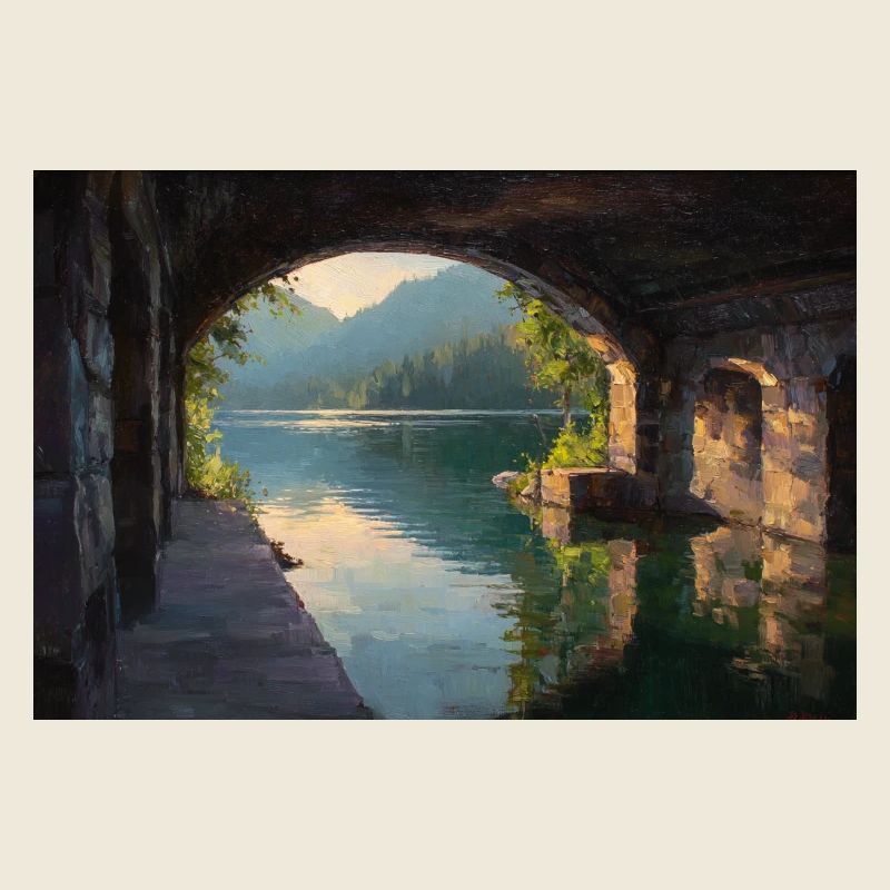 Vue Douillette à la Fenêtre