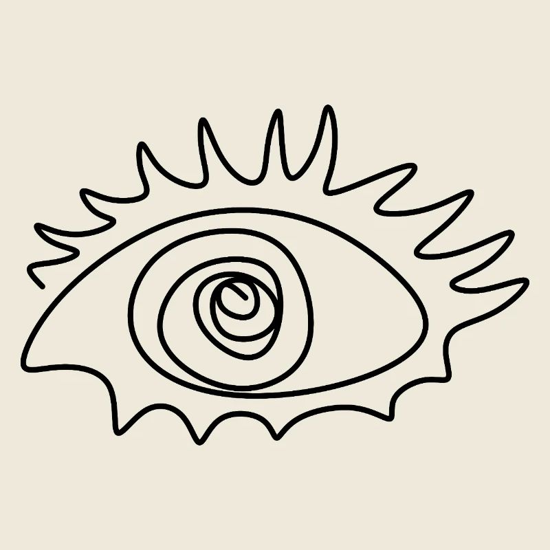 Abstraktes Augendesign