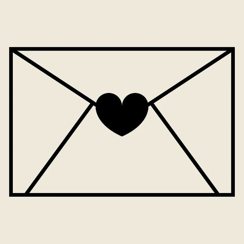 Envelope Heart Letter