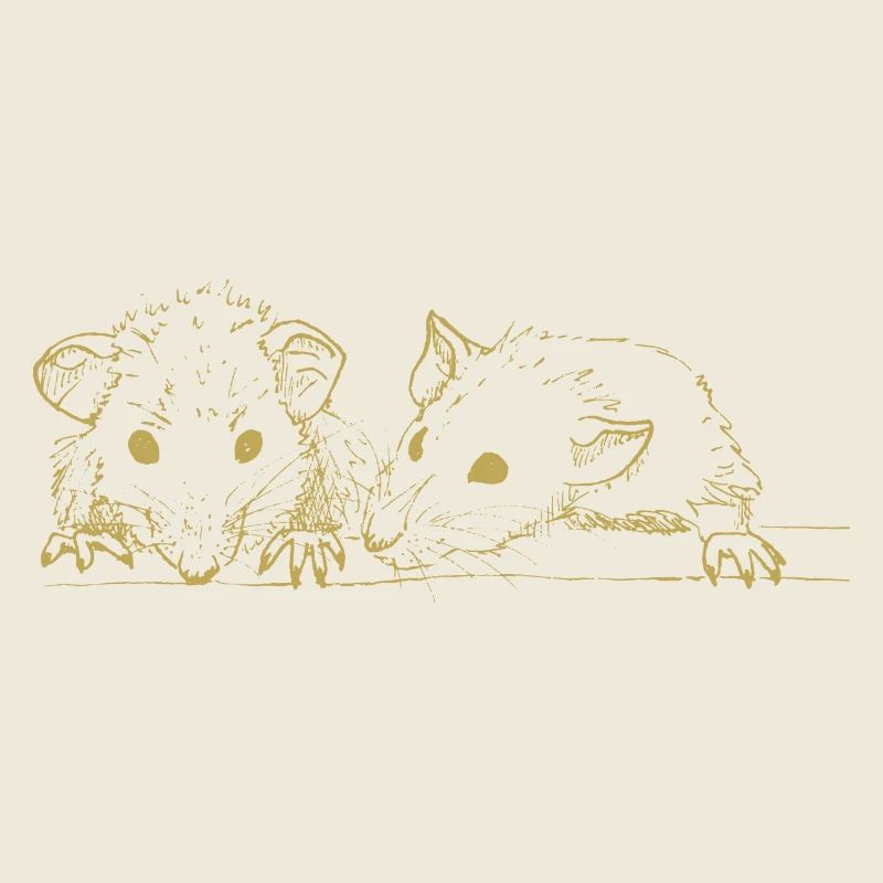 Illustrierte Designs mit Mäusen