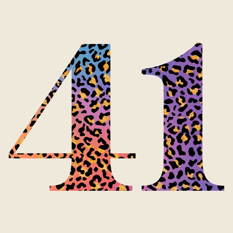 41st Birthday Leopard