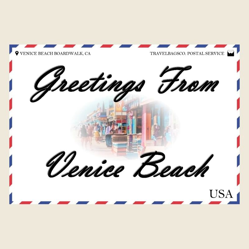 Venice Beach Souvenir-Postkarte