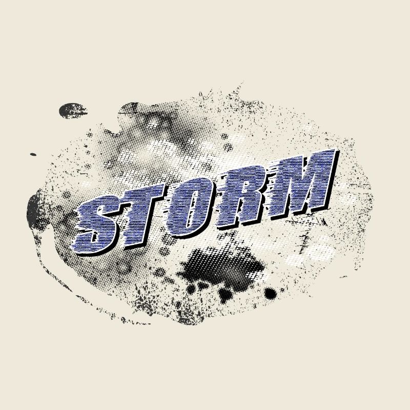 STORM Tempête avec arrière-plan