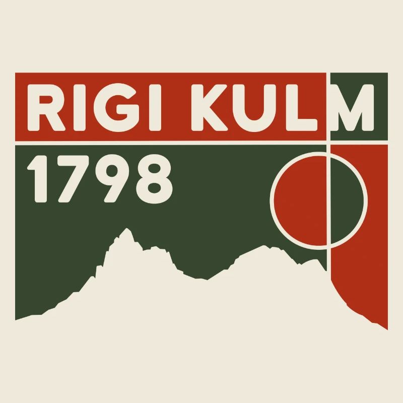 Rigi Kulm Mountain Lucerne Hiking Souvenir Keepsake