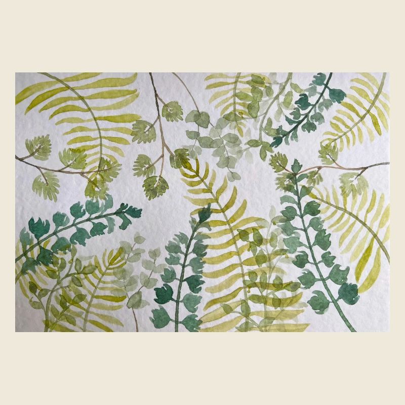 motif de feuillage