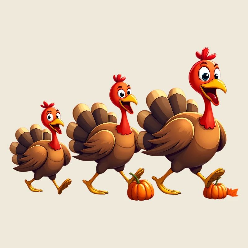 Bébé dinde de Thanksgiving