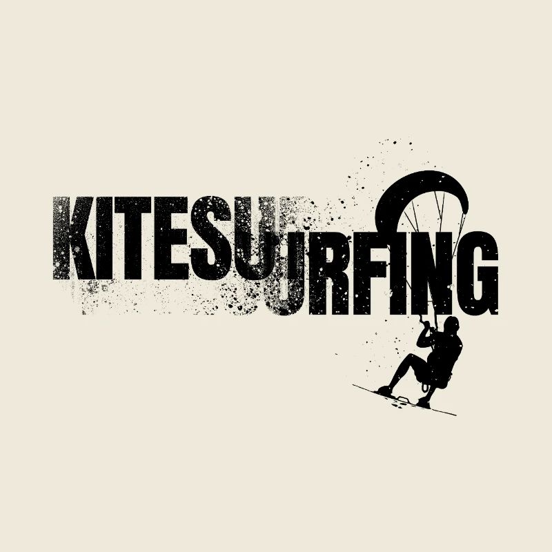Lettrage Kiesurfing