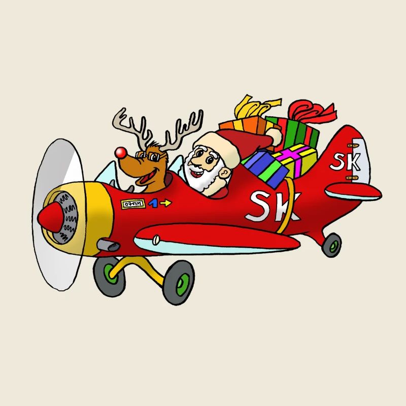 Père Noël sur le plan